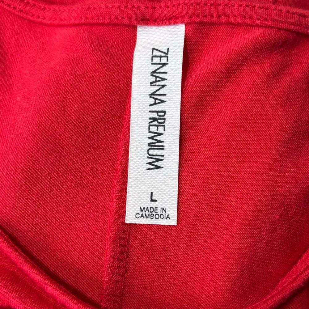 Zenana Premium‎ Sleeveless Red Tank Dress